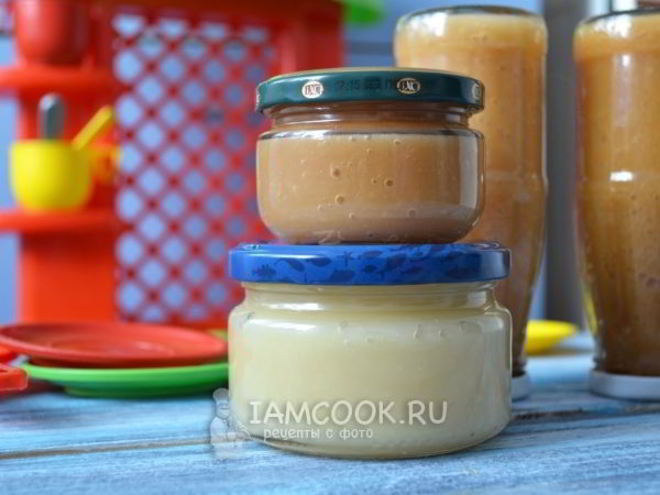 Рецепт яблочного пюре на зиму для детей