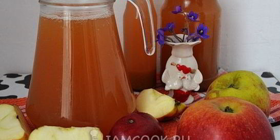 Яблочный сок без сахара на зиму