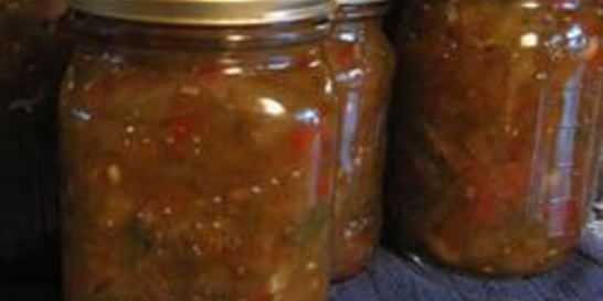 Заготовка из овощей