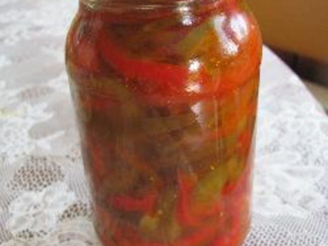 Рецепт заготовки кисло-сладкий перец