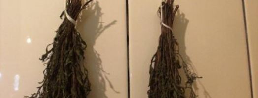 заготовка пряности — чабер, эстрагон. Шаг 5