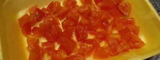 замороженные помидоры. Шаг 2