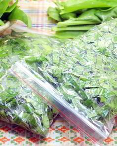 Заморозка щавеля на зиму