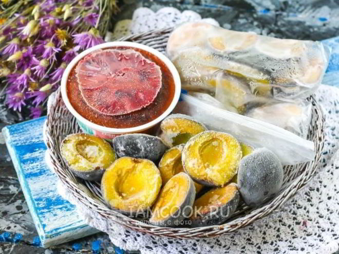 Рецепт заморозки слив на зиму