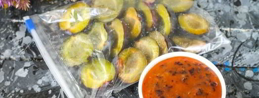 заморозка слив на зиму. Шаг 8