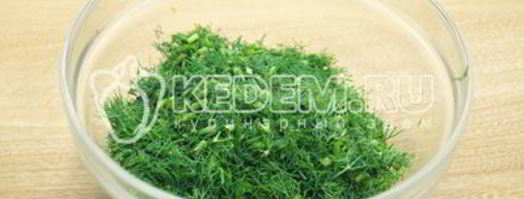 заморозка зелени на зиму. Шаг 3