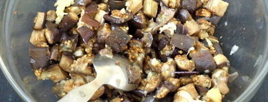 запеченные баклажаны с морковью на зиму. Шаг 3