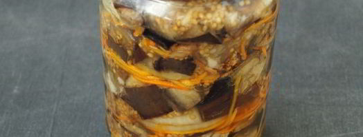 запеченные баклажаны с морковью на зиму. Шаг 7