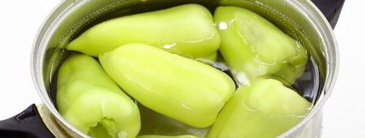 зеленый перец, фаршированный на зиму. Шаг 4
