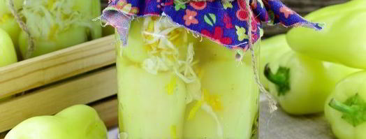 зеленый перец, фаршированный на зиму. Шаг 7