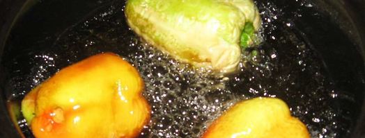 жареный болгарский перец, закрытый на зиму. Шаг 2