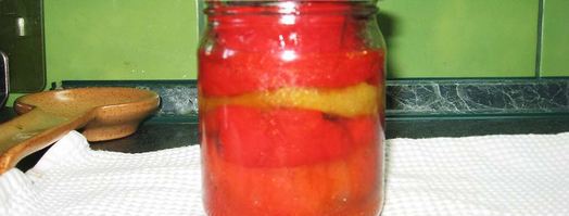 жареный болгарский перец, закрытый на зиму. Шаг 4