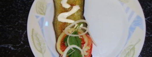 бутерброд из баклажана. Шаг 3