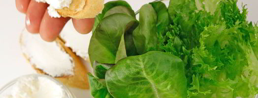 бутерброд с творожным сыром и печеным перцем. Шаг 6