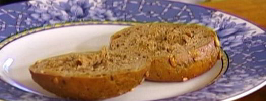 бутерброд с ветчиной, сыром и грушей. Шаг 7