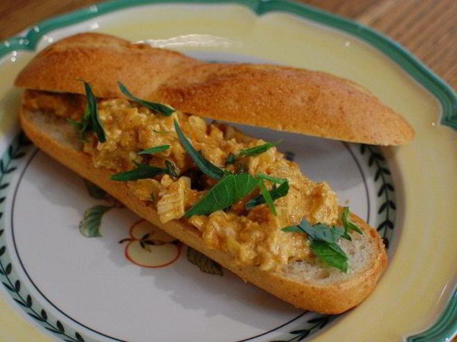 Рецепт бутерброда с восточным акцентом