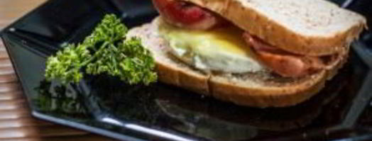 бутерброд с яйцом в микроволновке. Шаг 4