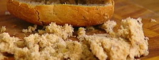 бутерброд-ссобойка с грибами и сыром. Шаг 4