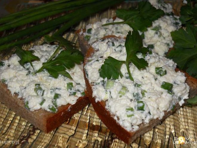 Рецепт бутербродной массы с сыром и зеленью
