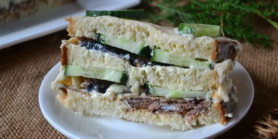 Бутербродный торт