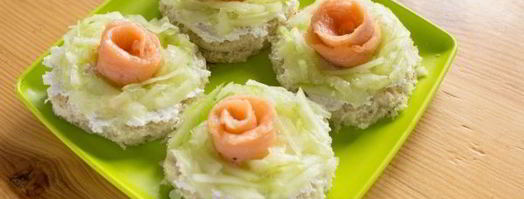 бутерброды из красной рыбы. Шаг 9