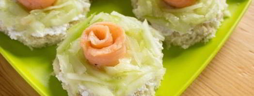 бутерброды из красной рыбы. Шаг 10