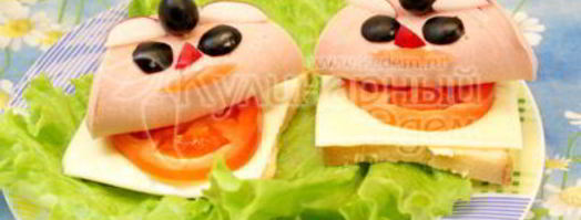 бутерброды кораблики. Шаг 5