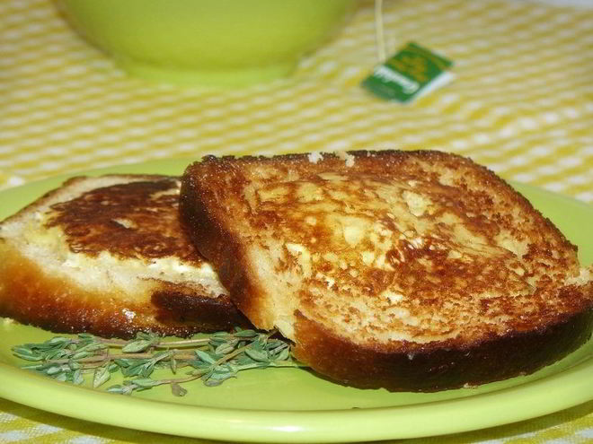 Рецепт бутербродов на сковороде