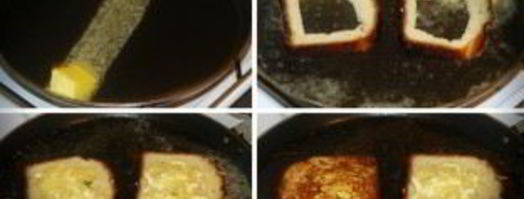 бутерброды на сковороде. Шаг 3