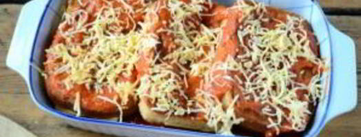 бутерброды под сырно-томатной подушкой. Шаг 8