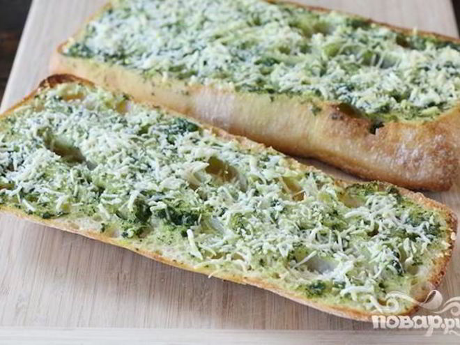 Рецепт бутербродов с базиликовым маслом