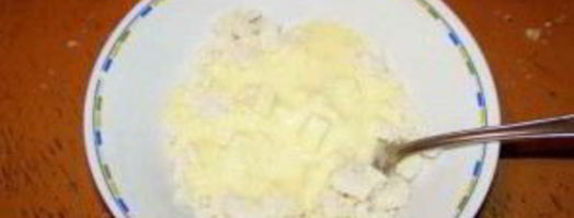 бутерброды с чесноком и сыром. Шаг 3