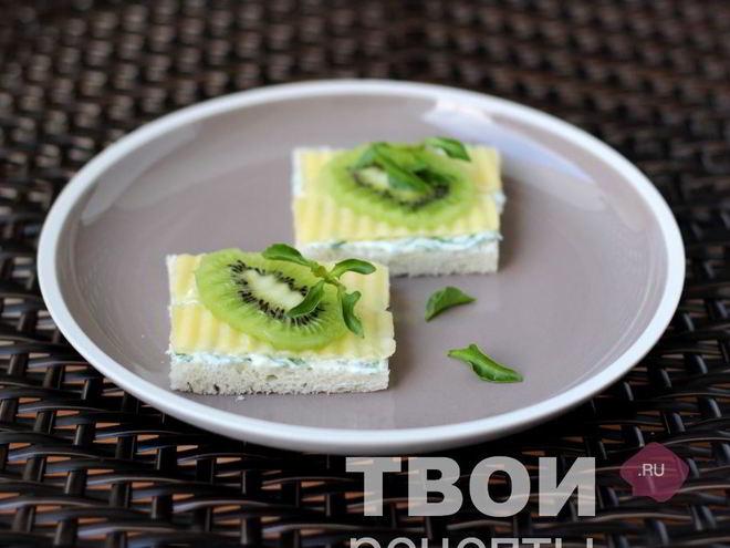 Рецепт бутербродов с киви