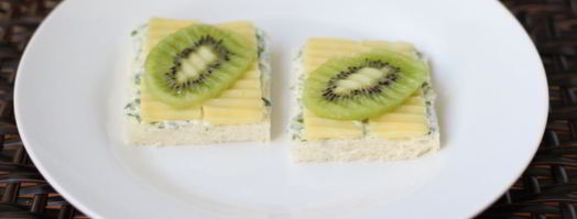 бутерброды с киви. Шаг 5