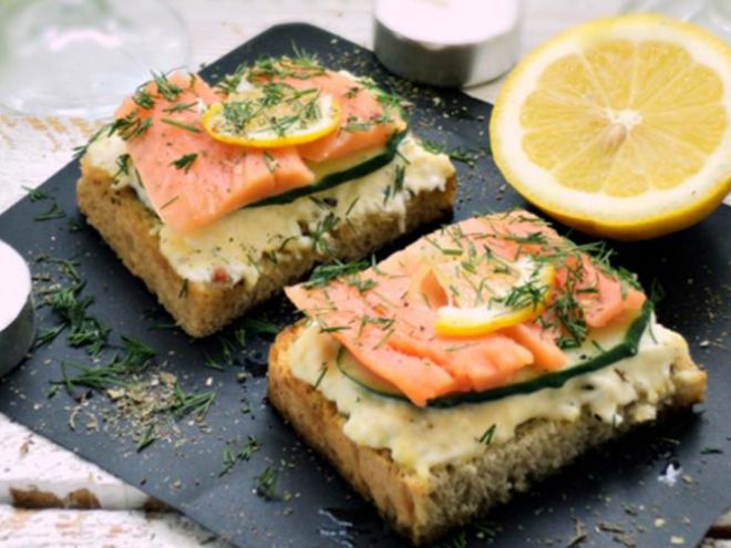 Рецепт бутербродов с красной рыбой