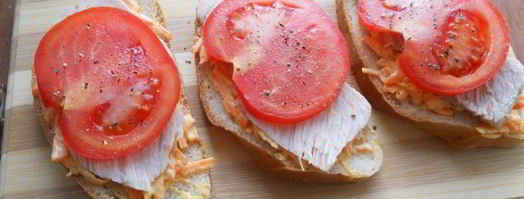 бутерброды с морковью и отварным мясом. Шаг 4