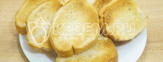 бутерброды с паштетом из куриной печени. Шаг 10