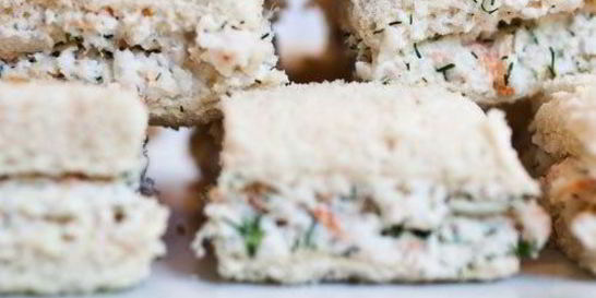 Бутерброды с пастой из креветок