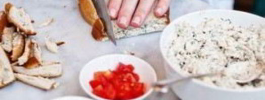 бутерброды с пастой из креветок. Шаг 3