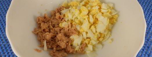 бутерброды с печенью трески и сыром. Шаг 2