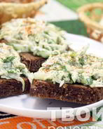 Бутерброды с салатом