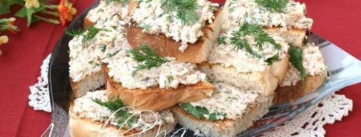 бутерброды с сардинами и плавленым сыром. Шаг 5