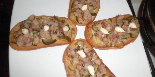 Бутерброды с сельдью