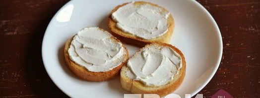 бутерброды с семгой. Шаг 2