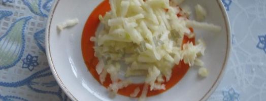 бутерброды с творожно-яблочной массой. Шаг 2