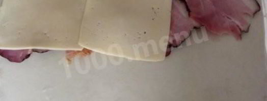 бутерброды с ветчиной. Шаг 4