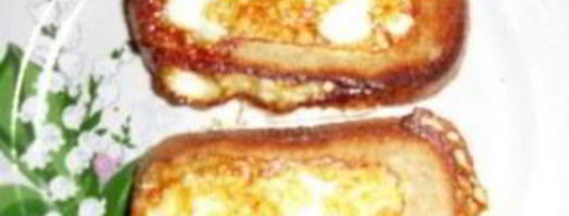 бутерброды с яйцом на сковороде. Шаг 3