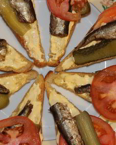 Бутерброды со шпротами