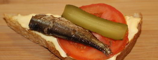 бутерброды со шпротами. Шаг 9