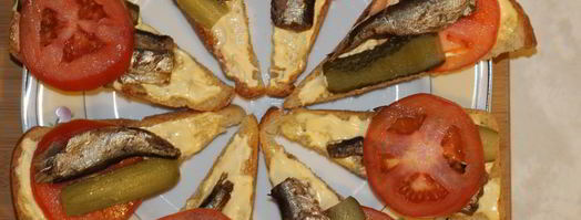бутерброды со шпротами. Шаг 10